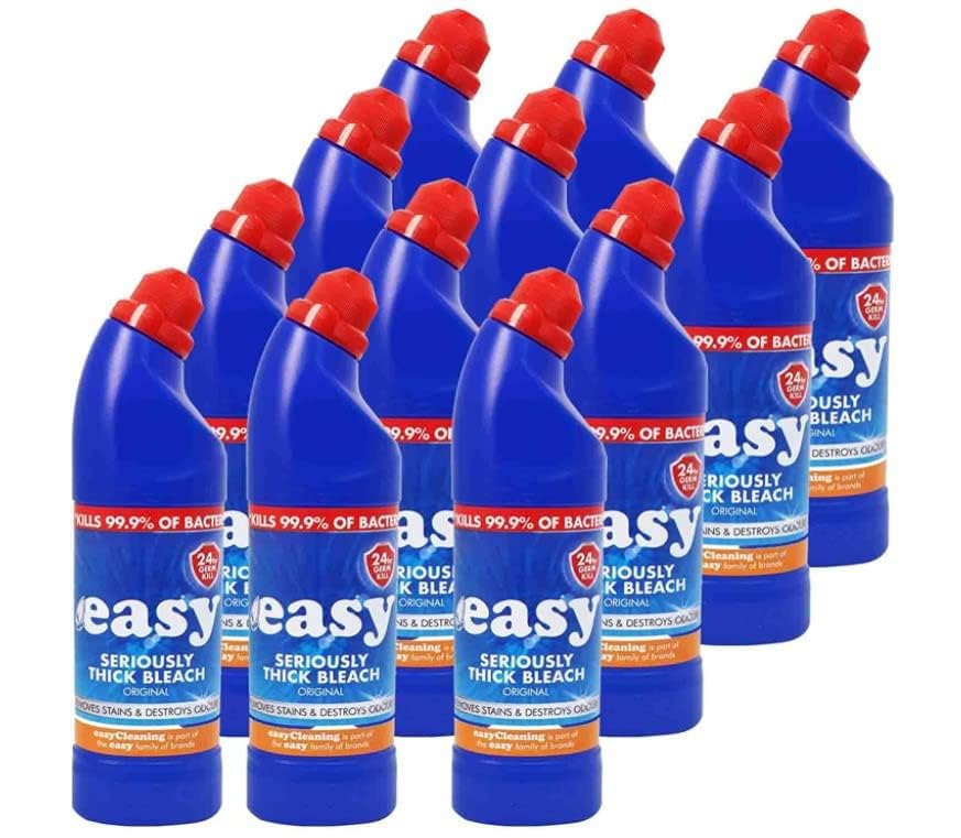 12 x Easy Seriously Thick Bleach Original 750ml - Premium Quality Tissue Online - Product Image 12 x Easy Seriously Thick Bleach Original 750ml - Premium Quality Tissue Online - Product Image